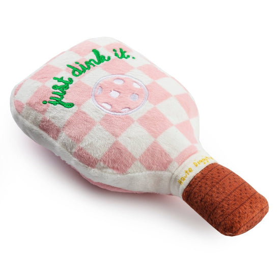 Pink Checker Pickleball Paddle by Haute Diggity Dog - Briggs 'n' Wiggles