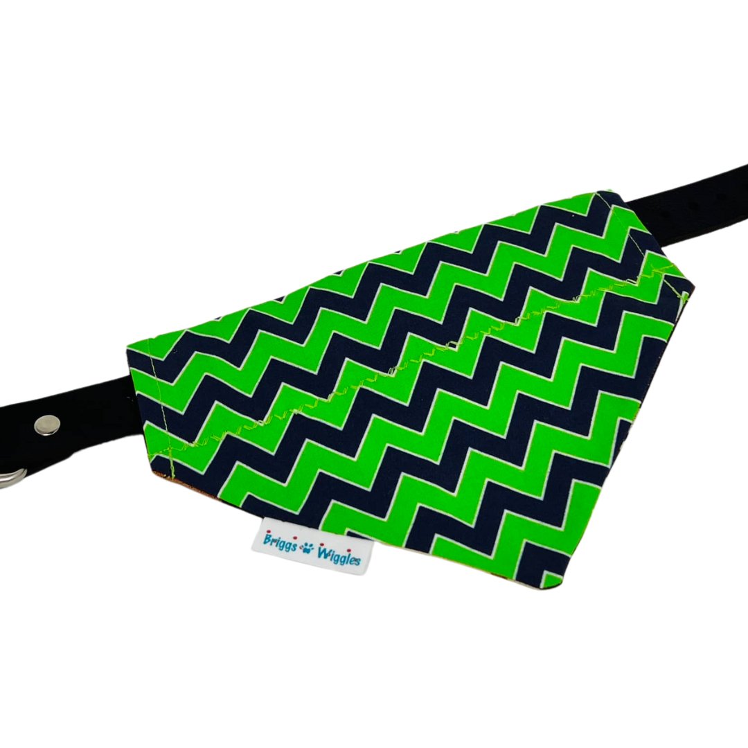 Seattle Seahawks Reversible Dog Bandana - Briggs 'n' Wiggles