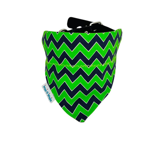 Seattle Seahawks Reversible Dog Bandana - Briggs 'n' Wiggles