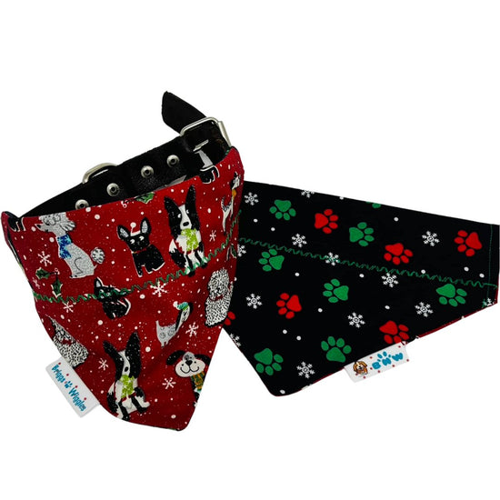 Sparkly Christmas Dog Bandana - Briggs 'n' Wiggles