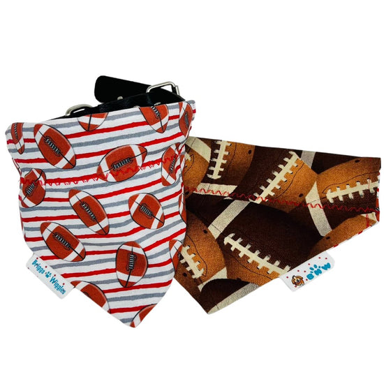 The Ohio State Football Reversible Dog Bandana - Briggs 'n' Wiggles