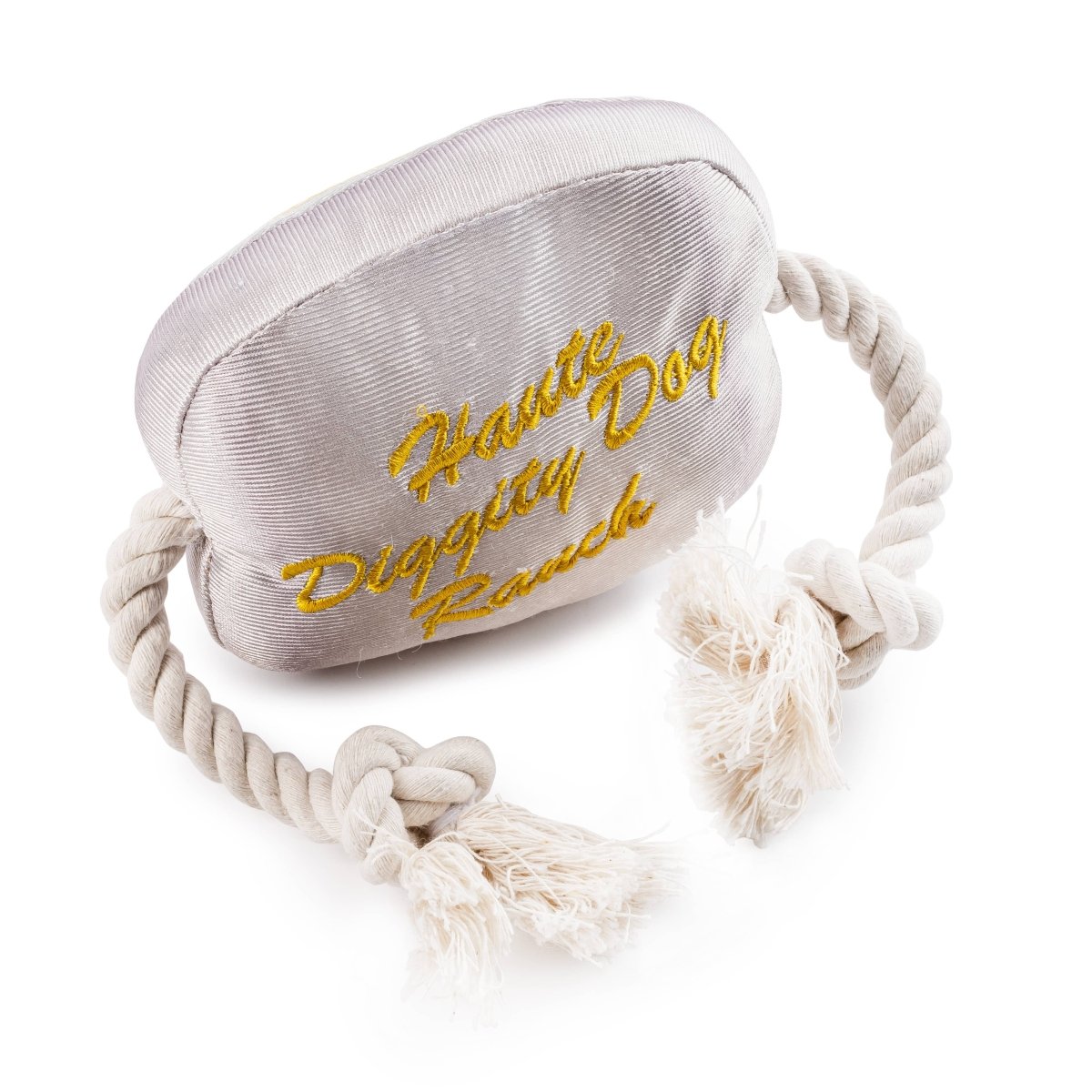 Western Belt Buckle Rope and Squeaky Dog Toy - Briggs 'n' Wiggles