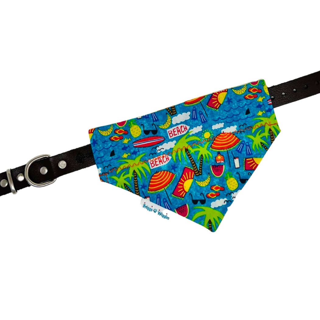 Beach Ready Dog Bandana - Briggs 'n' Wiggles