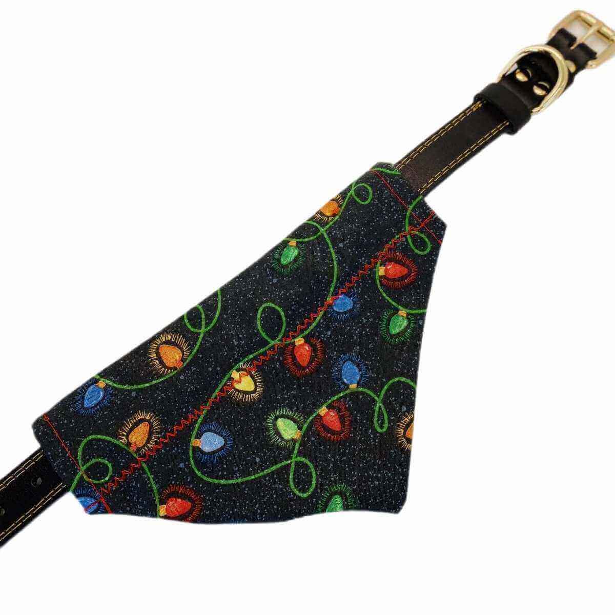 Christmas Lights Dog Bandana - Briggs 'n' Wiggles