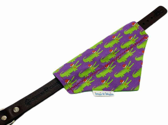 Christmas on the Bayou Dog Bandana - Briggs 'n' Wiggles