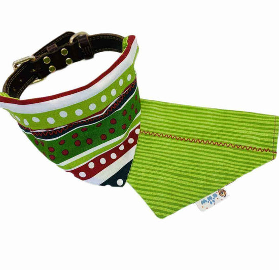 Load image into Gallery viewer, Contemporary Christmas Dog Bandana - Briggs &amp;#39;n&amp;#39; Wiggles
