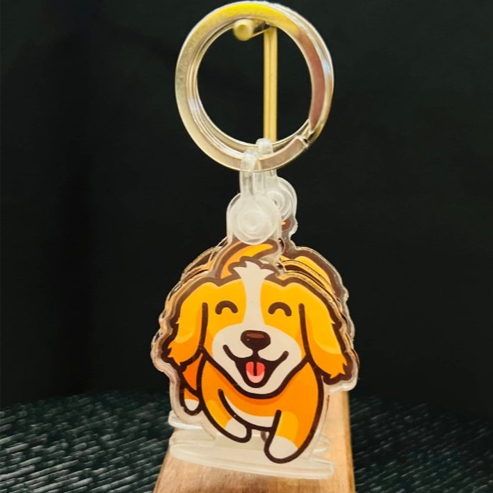 Dog Keychain - Briggs 'n' Wiggles