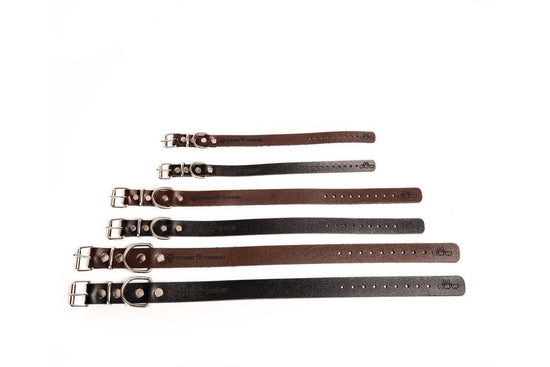 Handmade Leather Dog Collar - Briggs 'n' Wiggles