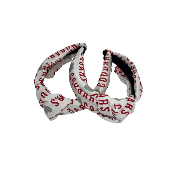 Match Your Dog I Love UH Cougars Headband - Briggs 'n' Wiggles