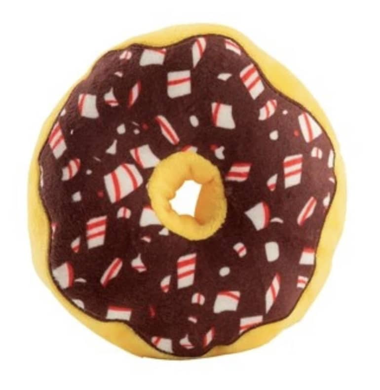 Puppermint Donut Christmas Dog Toy - Briggs 'n' Wiggles