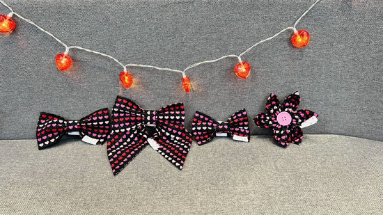 Red and Pink Heart Bows, Bow Ties, & Sailor Bows - Briggs 'n' Wiggles