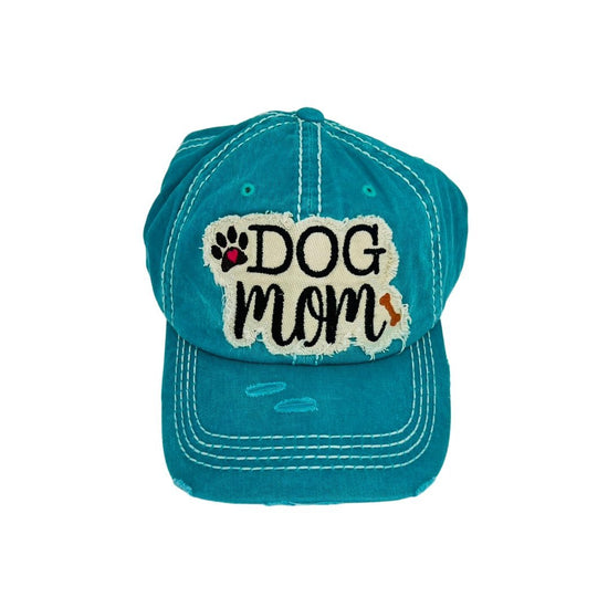 Load image into Gallery viewer, Teal Vintage Ballcap Hat for the Human - Briggs &amp;#39;n&amp;#39; Wiggles
