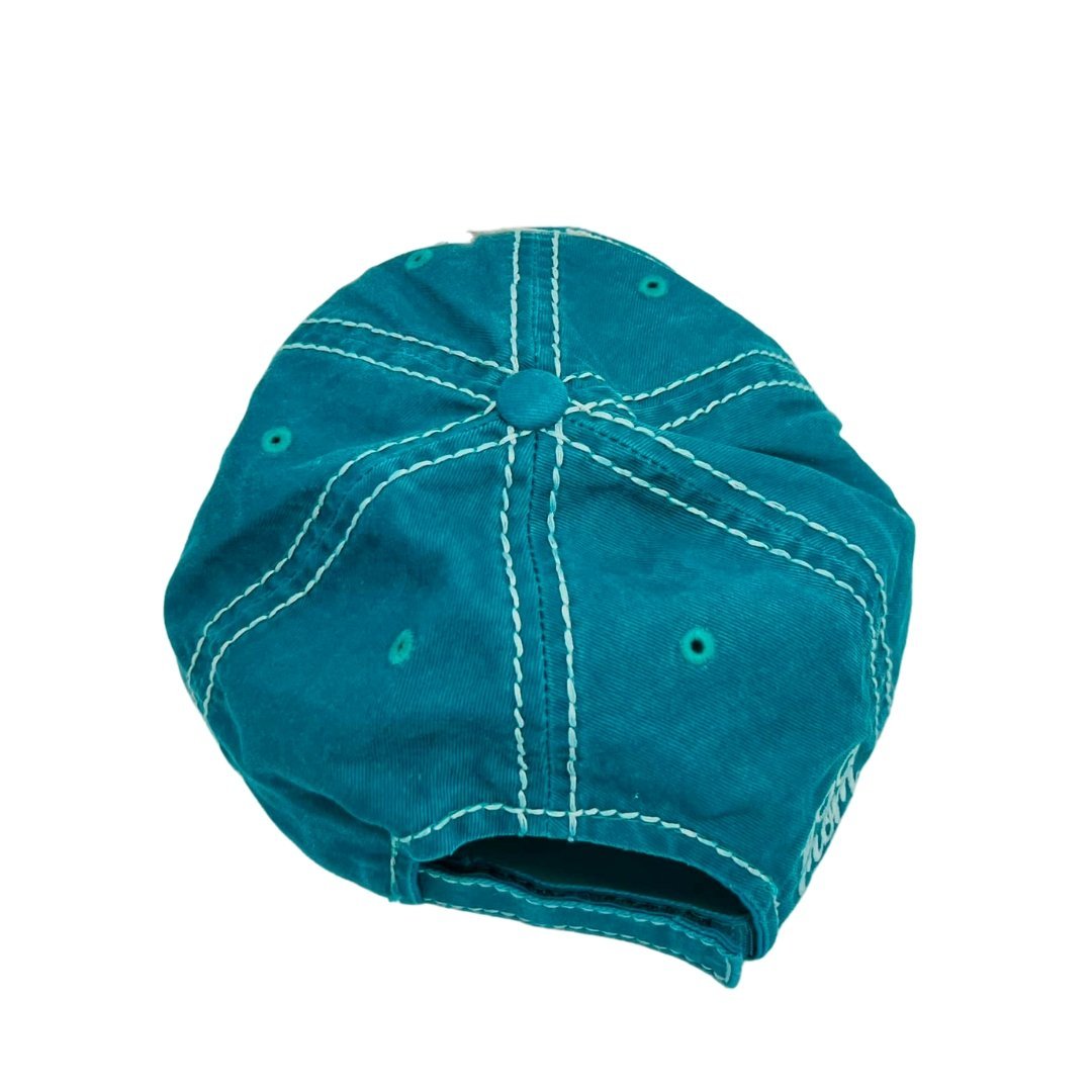 Load image into Gallery viewer, Teal Vintage Ballcap Hat for the Human - Briggs &amp;#39;n&amp;#39; Wiggles
