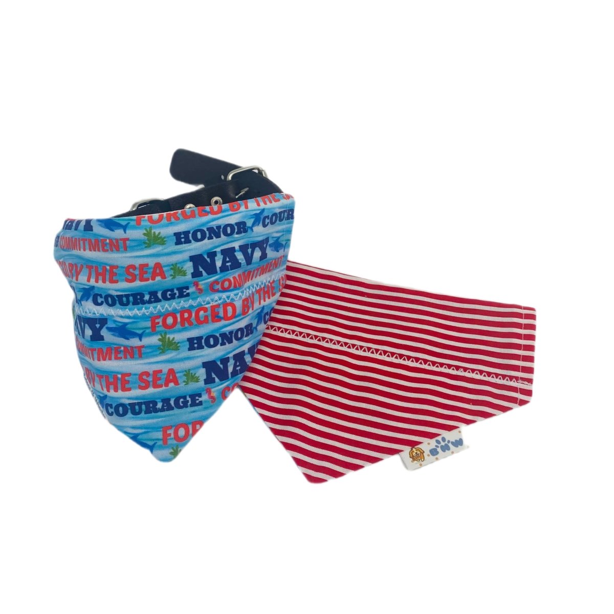 US Navy Forged by the Sea Dog Bandana - Briggs 'n' Wiggles